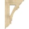 Ekena Millwork Merced Traditional Rough Sawn Bracket w/ Offset Brace, Douglas Fir, 8"W x 24"D x 36"H BKT0806X24X36MRC01RDF - alternate 2